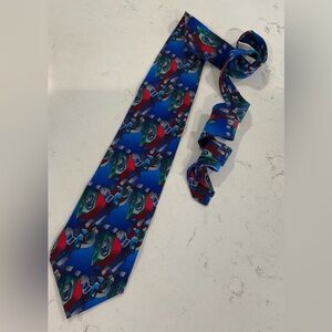 J. Garcia Colorful Abstract  Patterned Tie “Lizard Board” Collection Eight